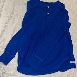 Gap Boys Size M Blue Long Sleeve Shirt